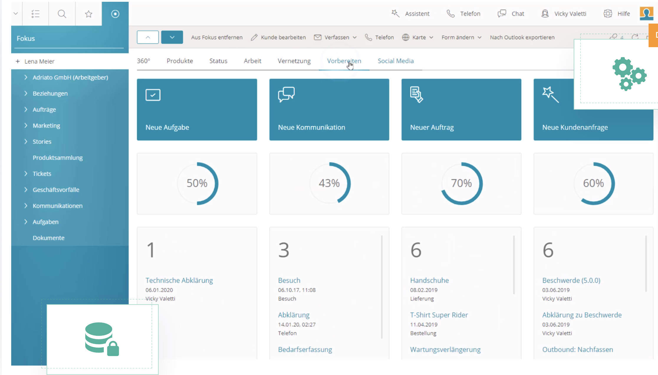 screenshot of BSI Customer Suite